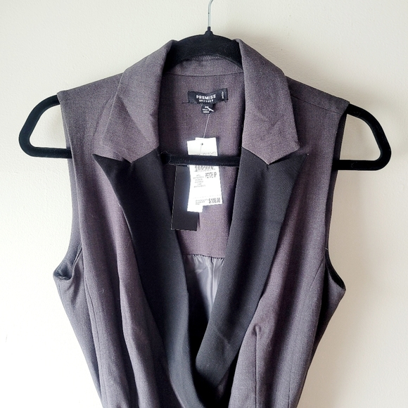 Premise Dress wrap me elegant office work belted - Picture 10 of 15